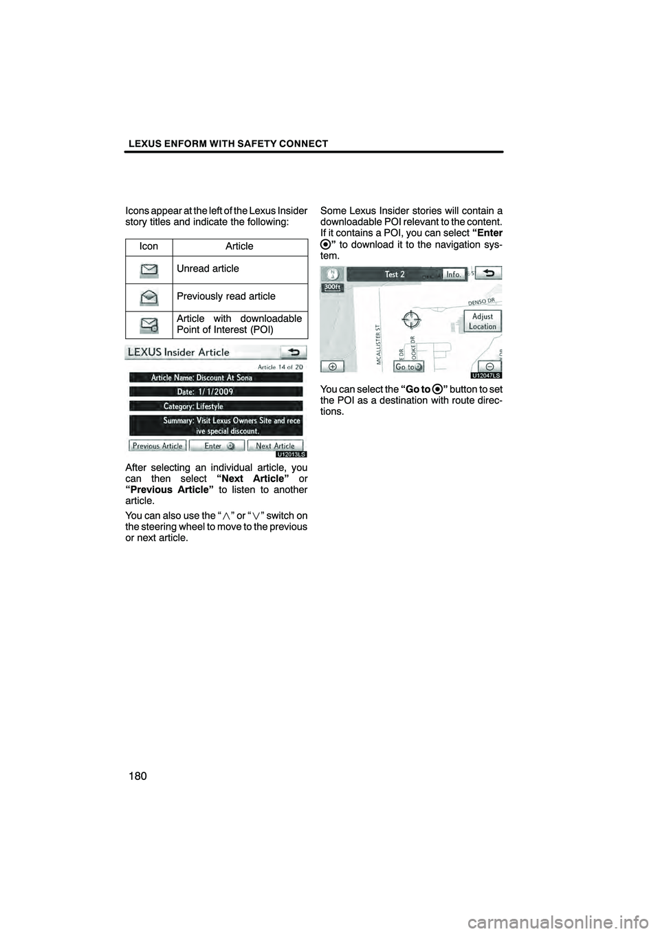 Lexus HS250h 2011 Navigation Manual Lexus HS250h 2011 Navigation Manual
