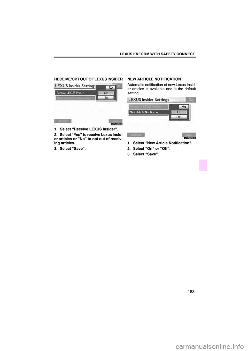 Lexus HS250h 2011 Navigation Manual Lexus HS250h 2011 Navigation Manual
