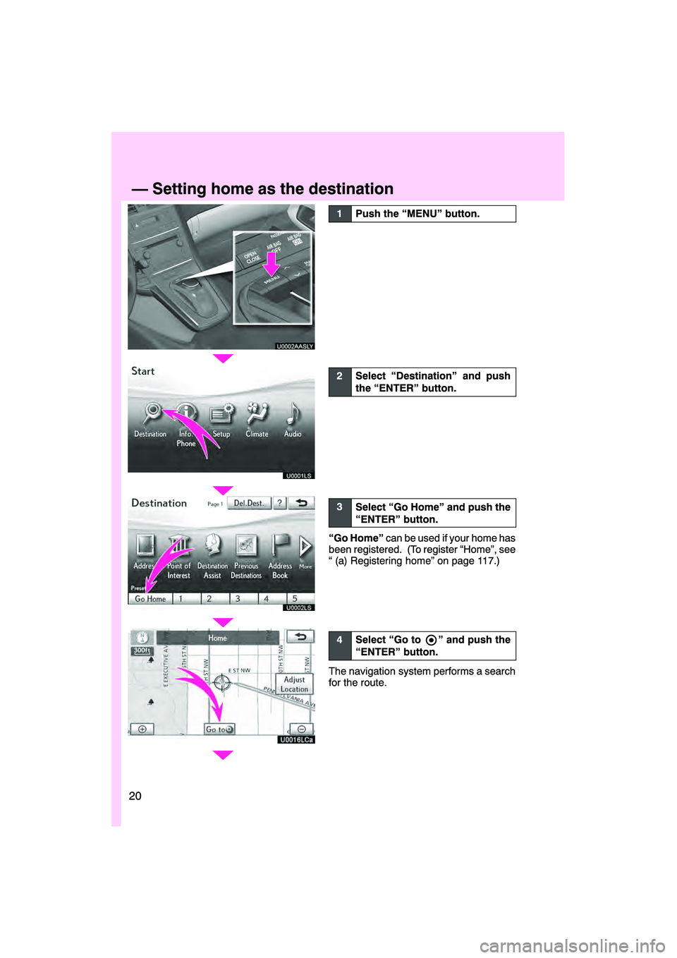 Lexus HS250h 2011  Navigation Manual 
