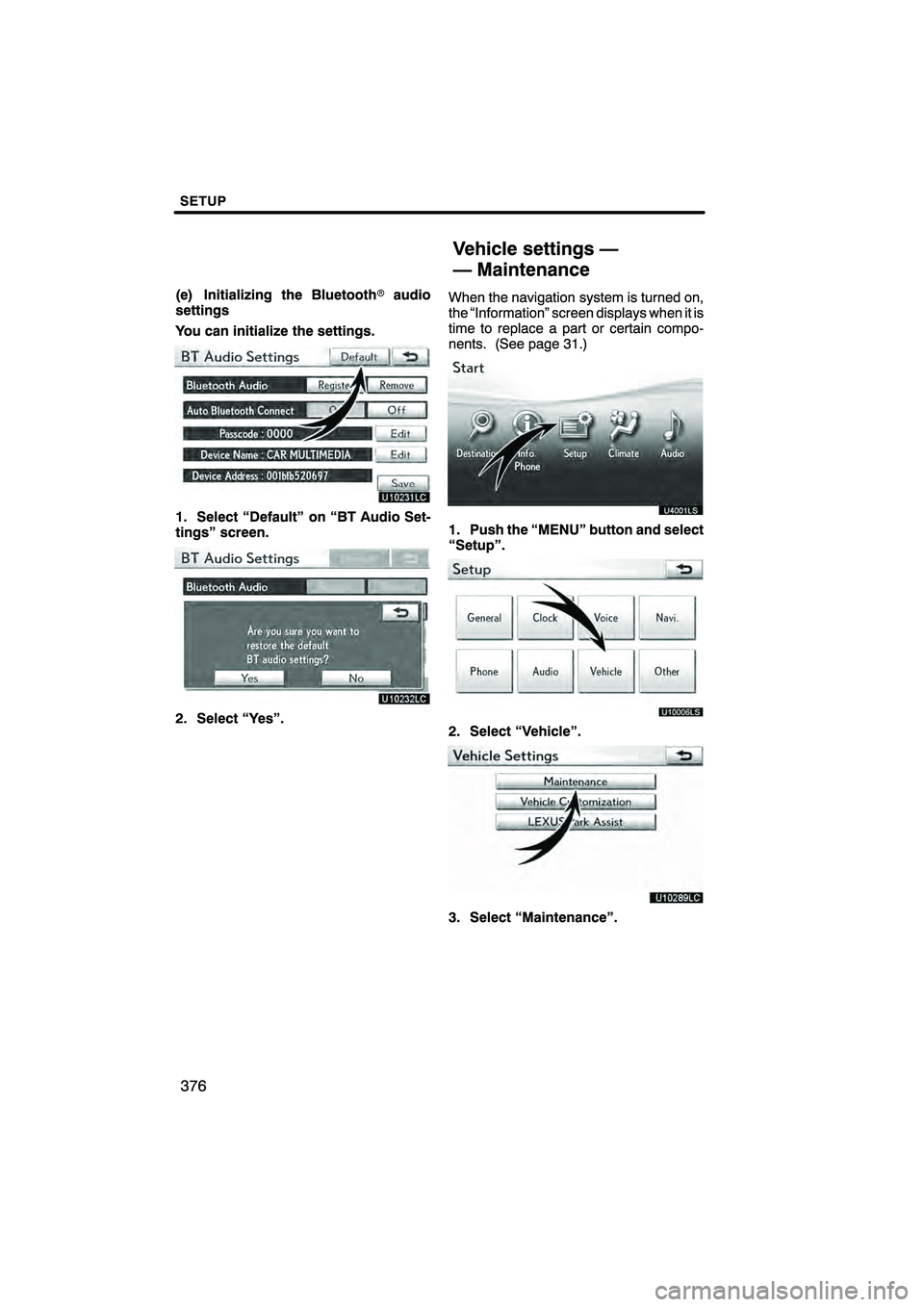 Lexus HS250h 2011 Navigation Manual Lexus HS250h 2011 Navigation Manual