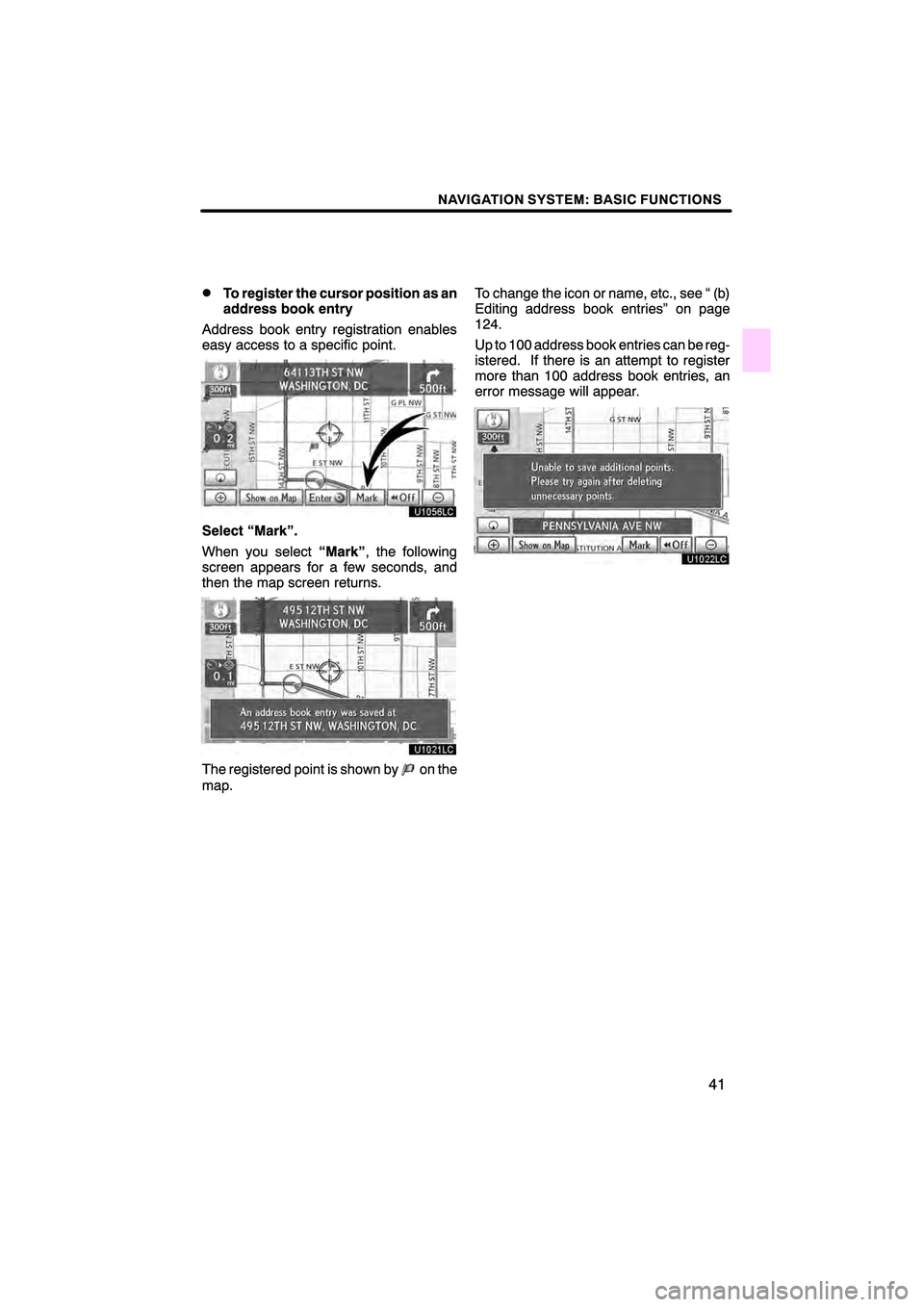 Lexus HS250h 2011  Navigation Manual 