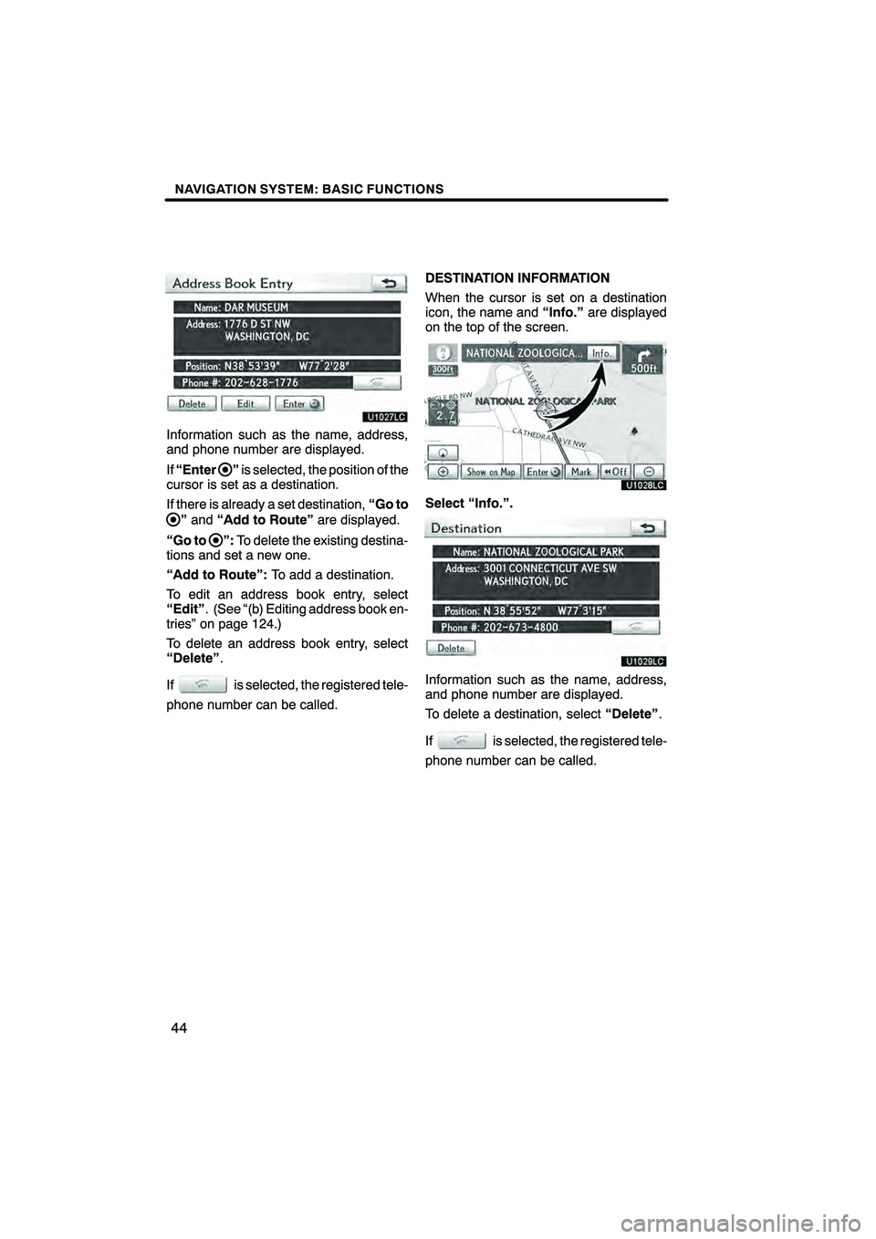 Lexus HS250h 2011 Navigation Manual Lexus HS250h 2011 Navigation Manual