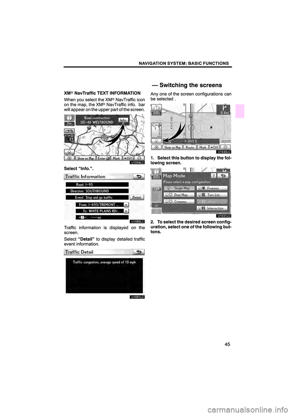 Lexus HS250h 2011  Navigation Manual 