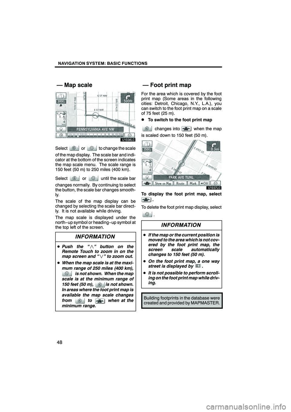 Lexus HS250h 2011  Navigation Manual 