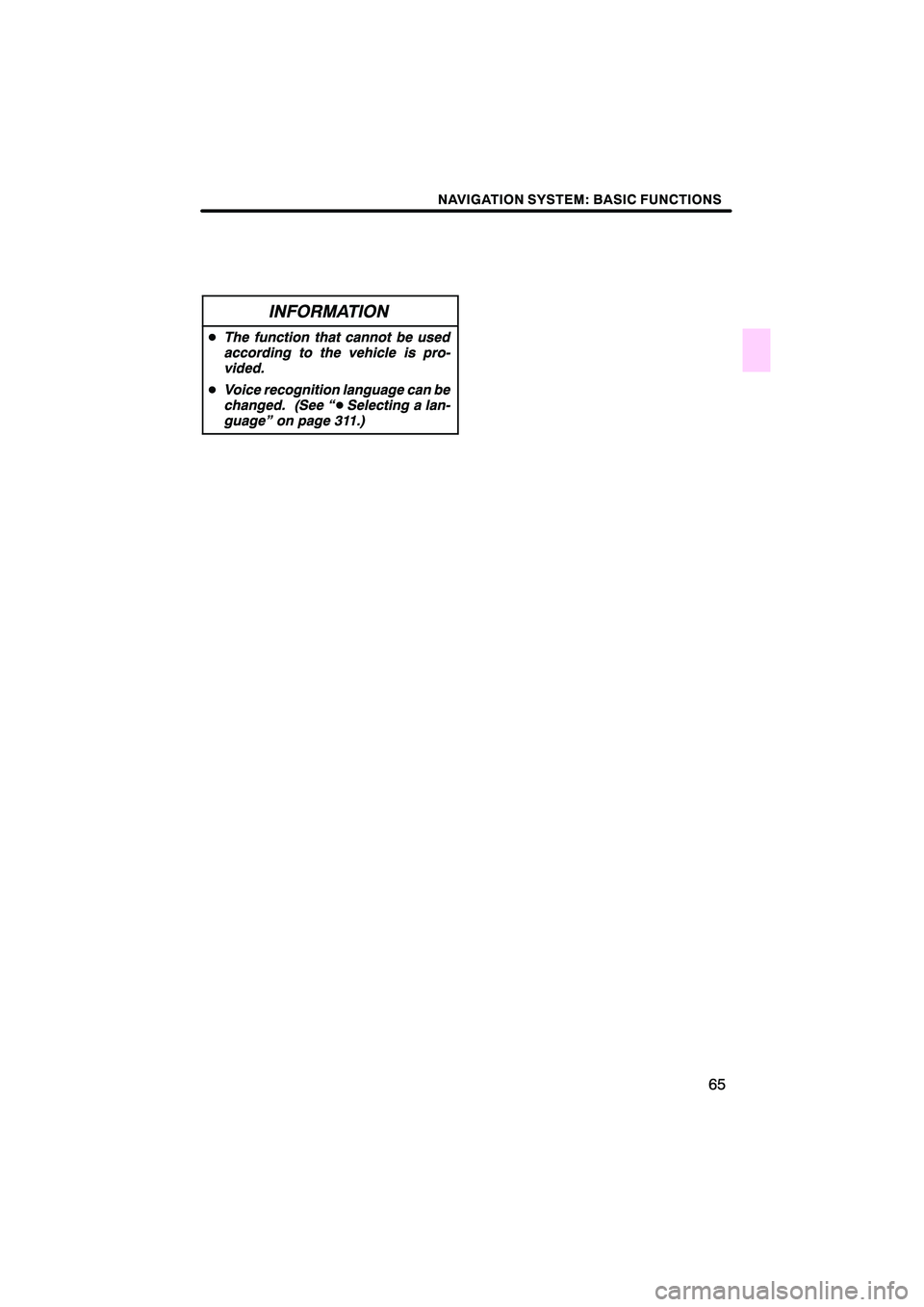 Lexus HS250h 2010 Navigation Manual Lexus HS250h 2010 Navigation Manual