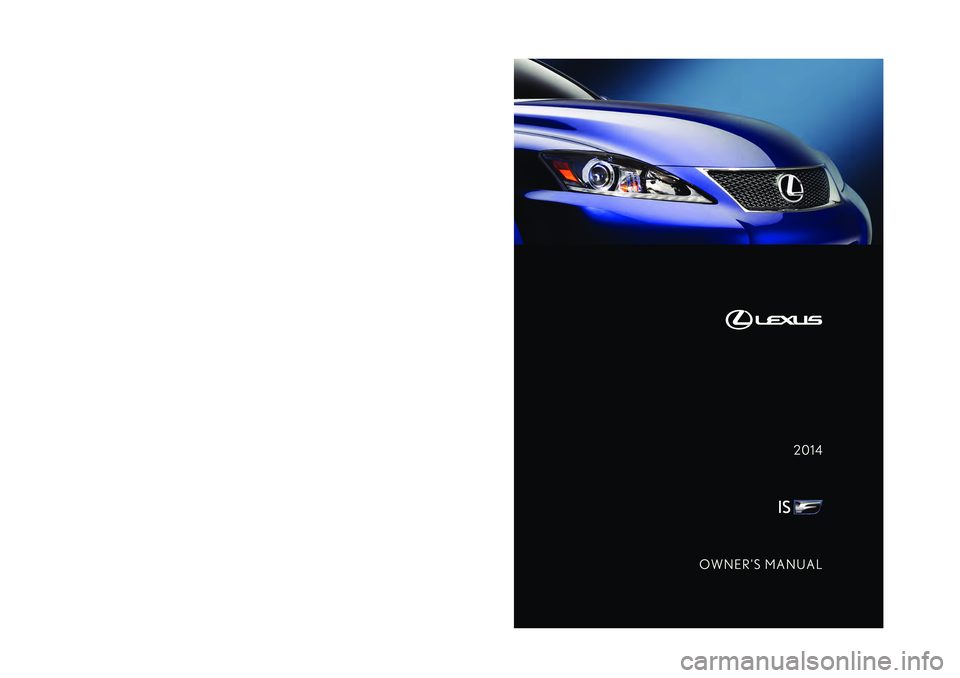 Lexus IS F 2014  Owners Manual 