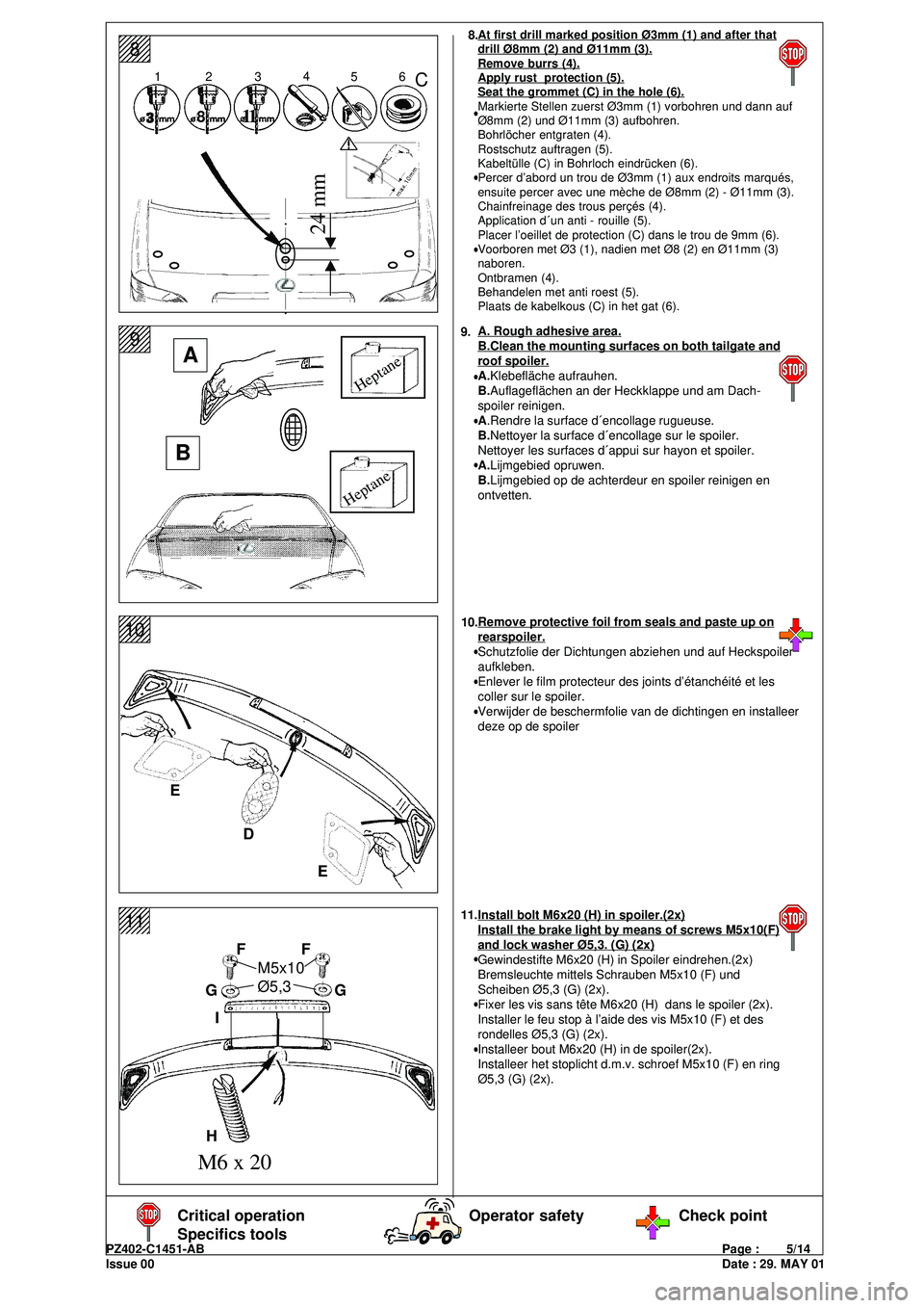 Lexus IS200 2001 Owners Manuals PZ402-C1451-ABPage : 5/14
Issue 00Date : 29. MAY 01
1234567
1234567
1234567
1234567
1234567
12345678
1234567
1234567
1234567
1234567
1234567
12345679
1234567
1234567
1234567
1234567
1234567
123 Lexus IS200 2001 Owners Manuals PZ402-C1451-ABPage : 5/14
Issue 00Date : 29. MAY 01
1234567
1234567
1234567
1234567
1234567
12345678
1234567
1234567
1234567
1234567
1234567
12345679
1234567
1234567
1234567
1234567
1234567
123
