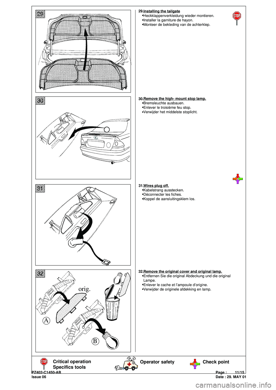 Lexus IS200 1999 Spoiler, rear, elegant, Sedan PZ402-C1450-ABPage : 11/15
Issue 06Date : 29. MAY 01
1234567
1234567
1234567
1234567
1234567
123456729
1234567
1234567
1234567
1234567
1234567
123456730
1234567
1234567
1234567
1234567
1234567
Lexus IS200 1999 Spoiler, rear, elegant, Sedan PZ402-C1450-ABPage : 11/15
Issue 06Date : 29. MAY 01
1234567
1234567
1234567
1234567
1234567
123456729
1234567
1234567
1234567
1234567
1234567
123456730
1234567
1234567
1234567
1234567
1234567