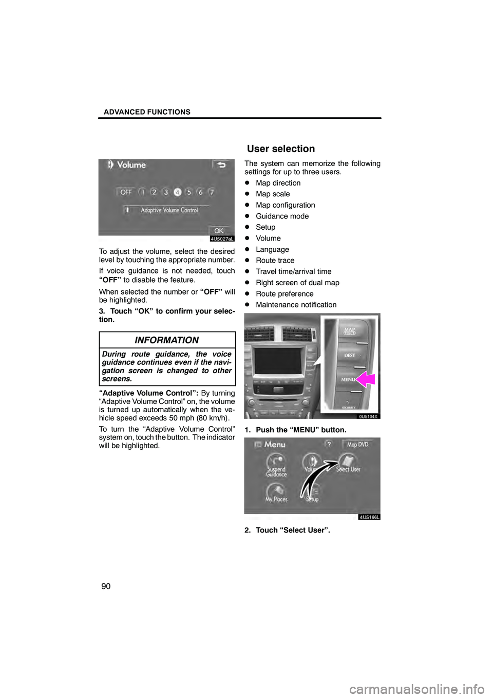 Lexus IS250 2008  Navigation Manual 
 \b	
\f

 \b	
 
\f 
\b\f 	\f\f
 
\f \f	\f
\f
\f  
\b 
\f 
\f \b\f
 
\f \b\f 	 
 \f\f\f 
\b


 	\f 
\f \