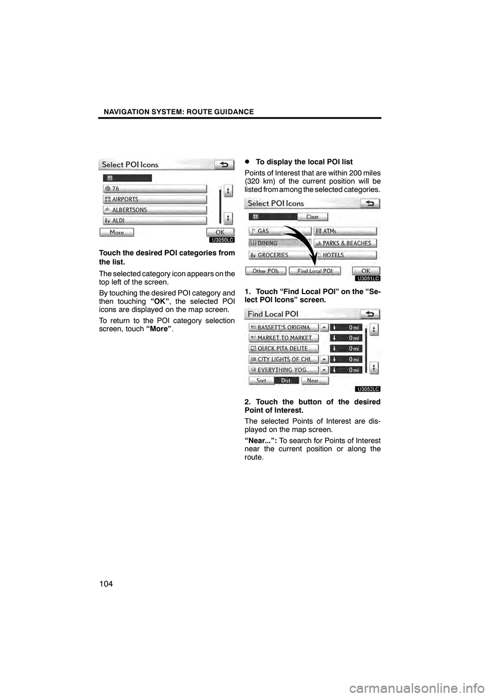 Lexus IS250C 2010  Navigation Manual  \b	\b
\f 

 


     
  !
 \b	
 	\f

 	 \f\f  


 \b
  
 	
 
	
 
   	\f

 \f