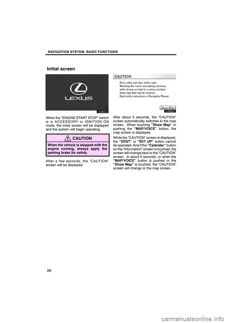 Lexus IS250C 2010  Navigation Manual  \b	\b
\f 
\b \b

  \b	
\f
	 
 
 
  	

  \f
\f\f
 

        ! " #
  #    !$ "$%
