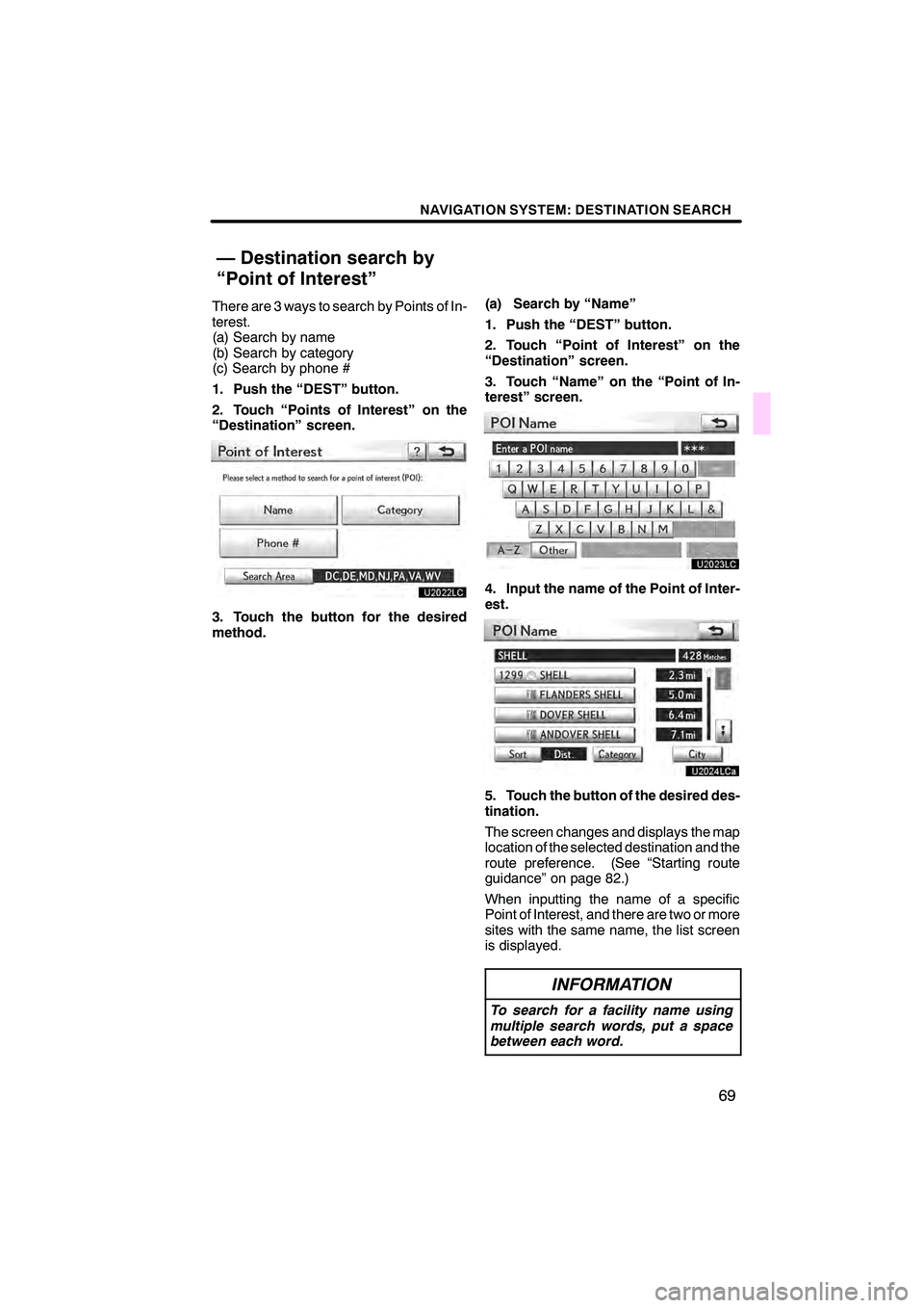Lexus IS250C 2010  Navigation Manual  \b	\b
\f 
\b \b


  \b 	
 \f
  
 
\f 
 
\f\f
  
 
  
 \f


  
 
 
   
\b 
 
