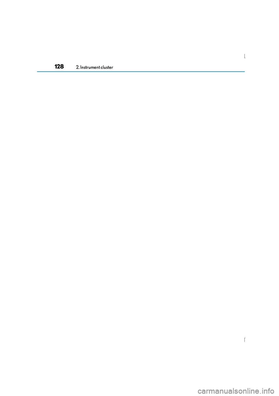 Lexus IS300h 2016  Owners Manual 1282. Instrument cluster
IS300h_EE(OM53D56E) 
