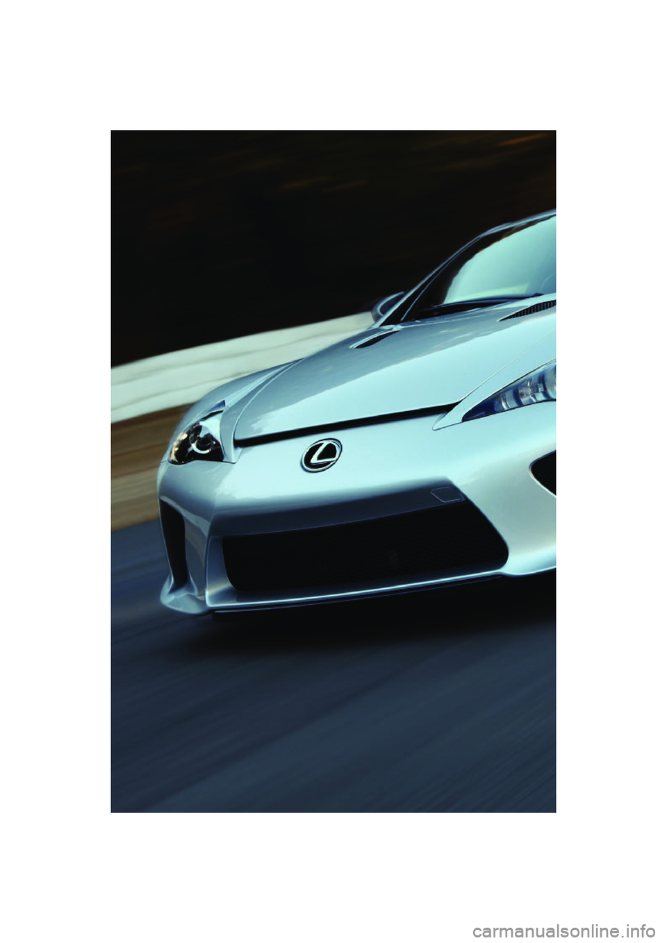 lexus LFA 2012   / LEXUS 2012 LFA: INSIDE THE LFA Owners Guide 
