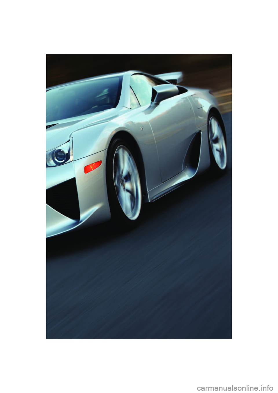lexus LFA 2012   / LEXUS 2012 LFA: INSIDE THE LFA Owners Guide 
