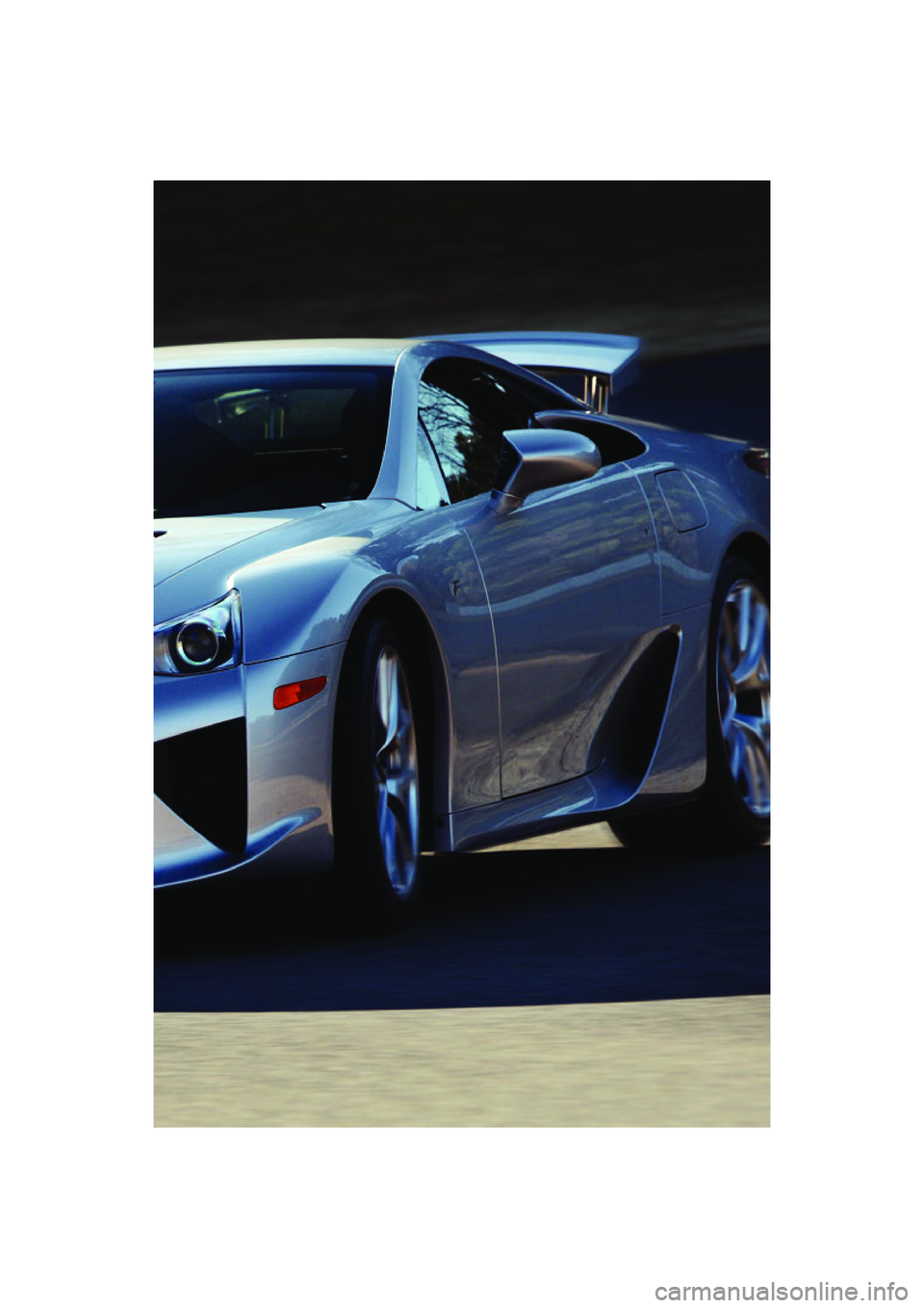 lexus LFA 2012   / LEXUS 2012 LFA: INSIDE THE LFA Service Manual 