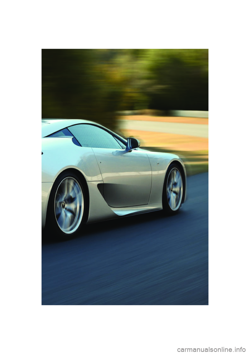 lexus LFA 2012   / LEXUS 2012 LFA: INSIDE THE LFA Workshop Manual 
