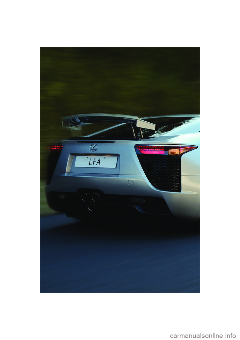 lexus LFA 2012  Technical Information / LEXUS 2012 LFA: INSIDE THE LFA 