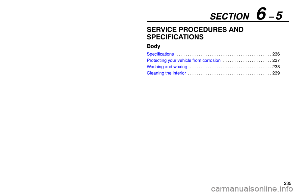 lexus LS400 1994  Repair Manual Information / 1994 LS400: BODY 