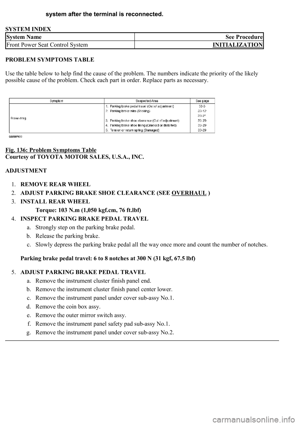 LEXUS LS430 2003 Factory Repair Manual SYSTEM INDEX
PROBLEM SYMPTOMS TABLE
<00380056004800030057004b00480003005700440045004f0048000300450048004f0052005a0003005700520003004b0048004f005300030049004c0051004700030057004b004800030046004400580 LEXUS LS430 2003 Factory Repair Manual SYSTEM INDEX
PROBLEM SYMPTOMS TABLE
<00380056004800030057004b00480003005700440045004f0048000300450048004f0052005a0003005700520003004b0048004f005300030049004c0051004700030057004b004800030046004400580