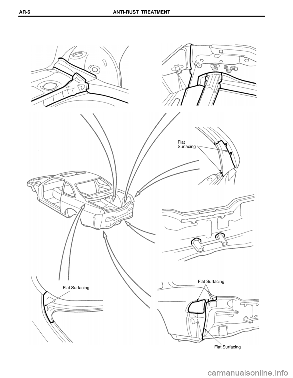 LEXUS SC400 1991  Service Repair Manual 
Flat
SurfacingFlat Surfacing
Flat Surfacing
Flat Surfacing
ANTI-RUST  TREATMENTAR-6 
WhereEverybodyKnowsYourName  