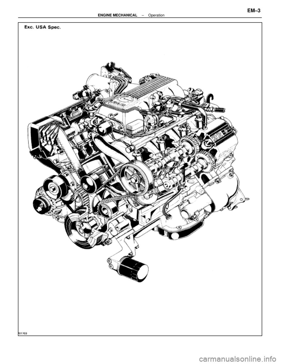 LEXUS SC400 1991  Service Repair Manual 
±
ENGINE MECHANICAL OperationEM±3 
WhereEverybodyKnowsYourName  