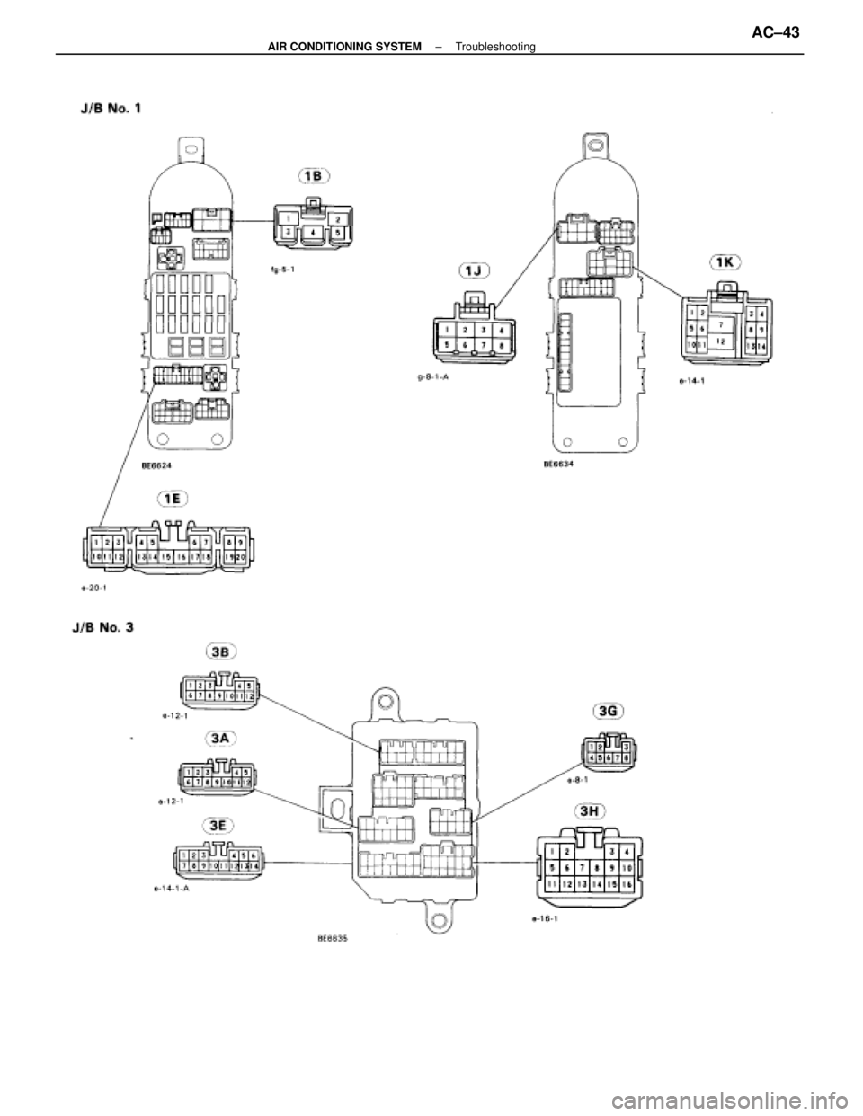 LEXUS SC400 1991 Service Manual Online
±
AIR CONDITIONING SYSTEM TroubleshootingAC±43
WhereEverybodyKnowsYourName LEXUS SC400 1991 Service Manual Online
±
AIR CONDITIONING SYSTEM TroubleshootingAC±43
WhereEverybodyKnowsYourName