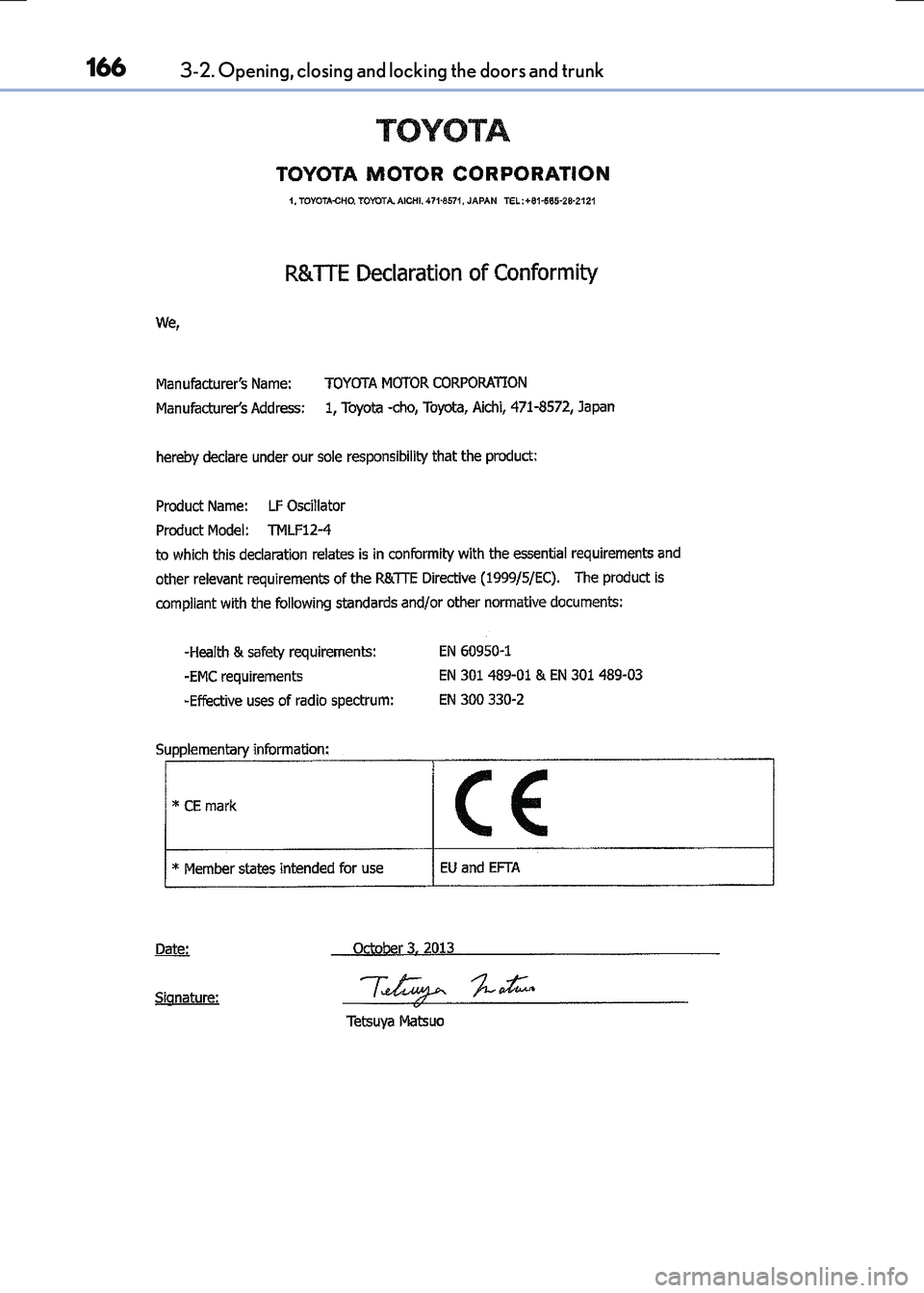 LEXUS RC300H 2017 Owners Manual 1663-2. Opening, closing and locking the doors and trunk
RC300h_EE(OM24740E) LEXUS RC300H 2017 Owners Manual 1663-2. Opening, closing and locking the doors and trunk
RC300h_EE(OM24740E)