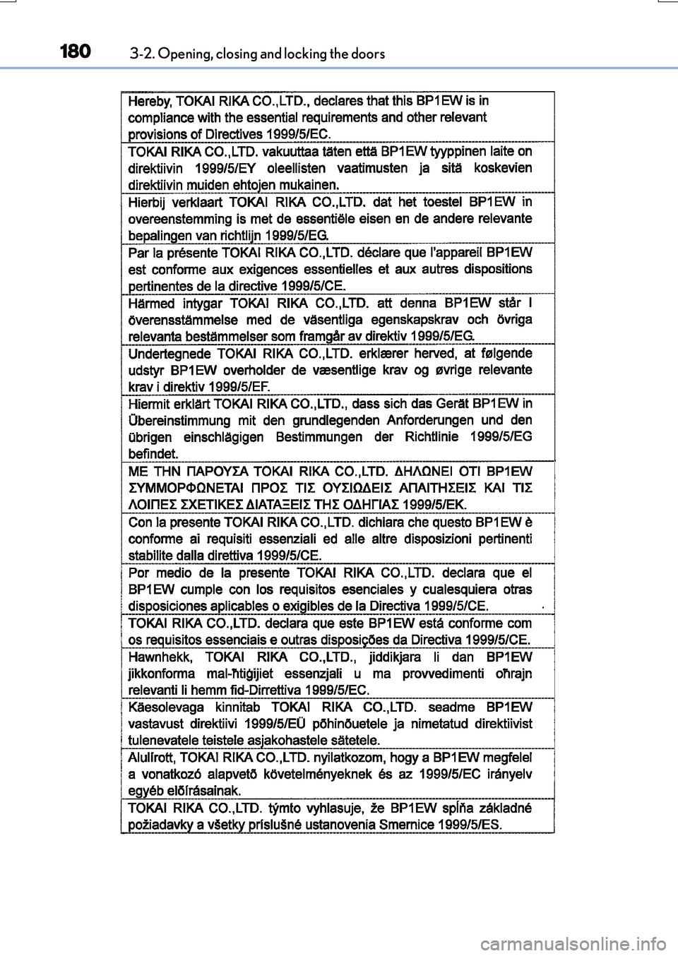 LEXUS RX200T 2017  Owners Manual 1803-2. Opening, closing and locking the doors
RX350/RX200t_EE_OM48F32E 