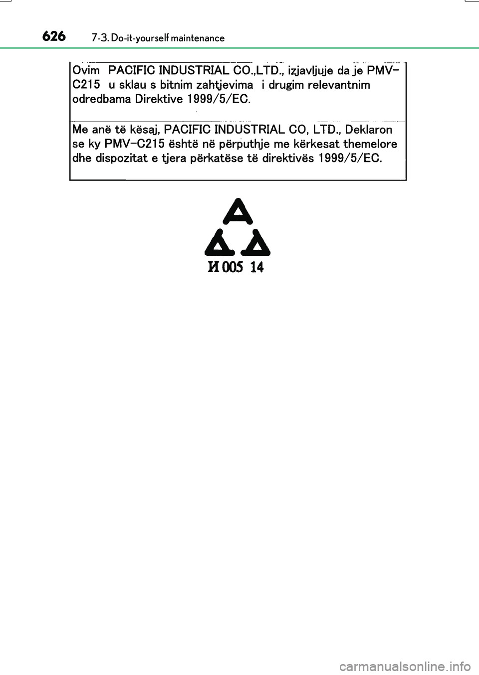 LEXUS RX200T 2017  Owners Manual 6267-3. Do-it-yourself maintenance
RX350/RX200t_EE_OM48F32E 