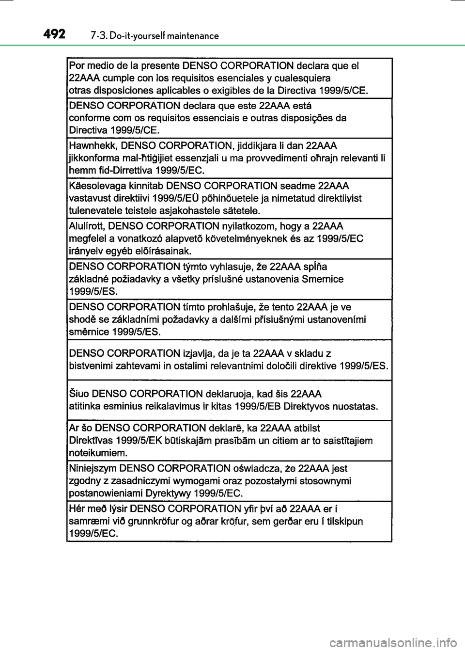 LEXUS RX300H 2017  Owners Manual 4927-3. Do-it-yourself maintenance
RC300h_EE(OM24740E) 