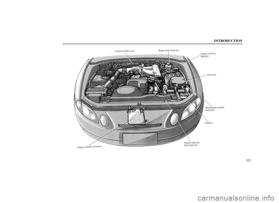 LEXUS SC300 1999  Owners Manual INTRODUCTION
323 