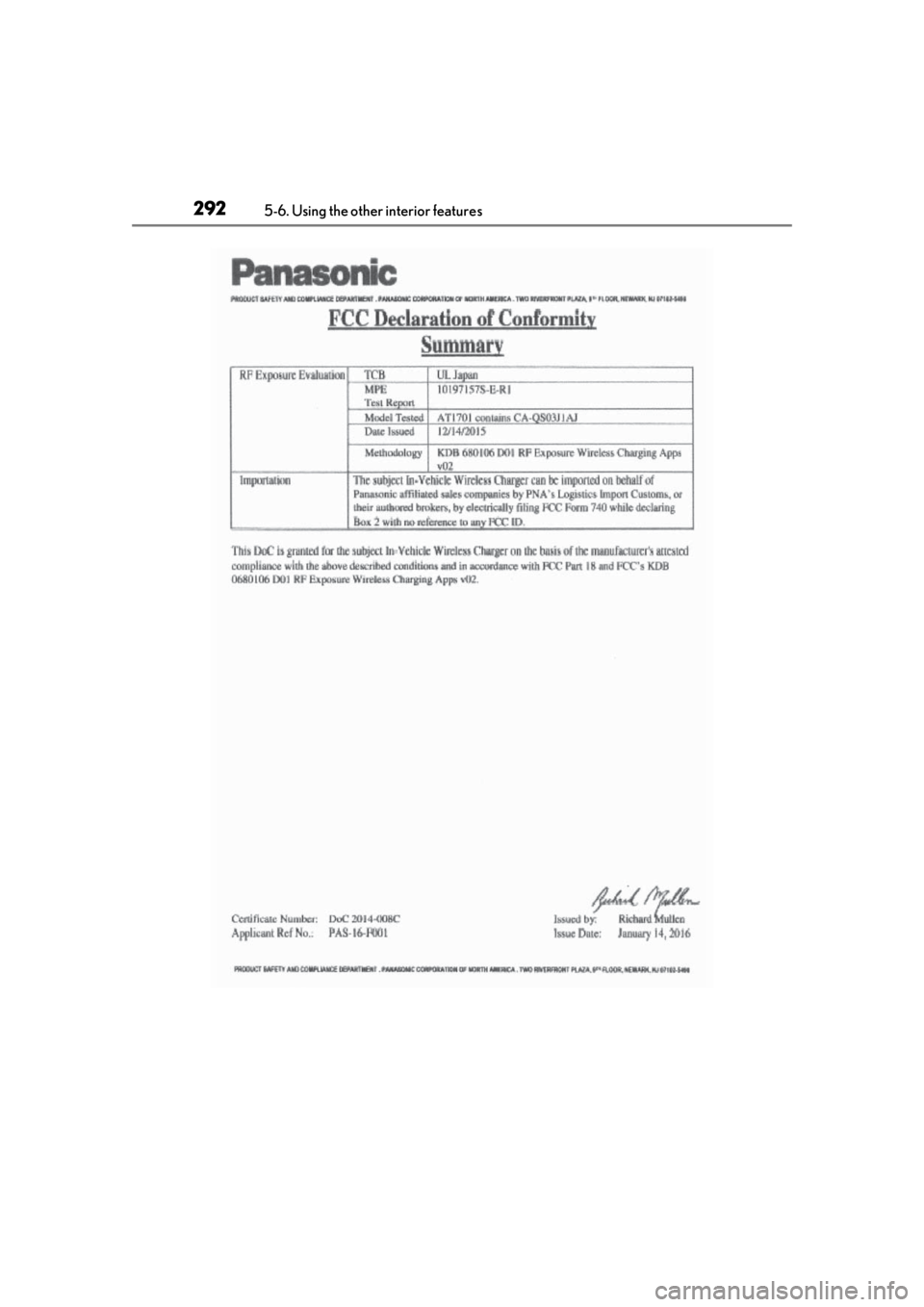 LEXUS UX200 2019 Owners Manual 2925-6. Using the other interior features LEXUS UX200 2019 Owners Manual 2925-6. Using the other interior features