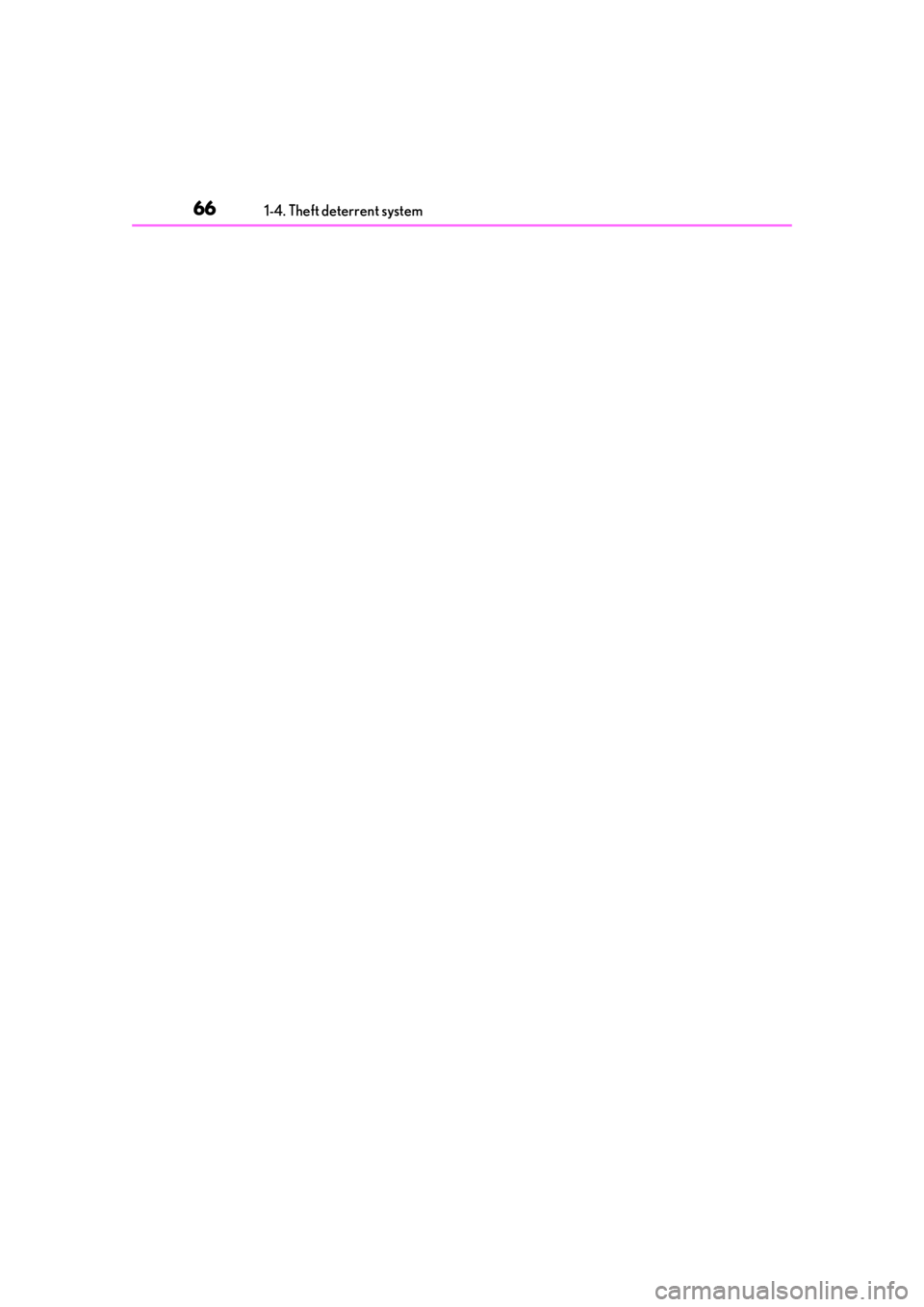 LEXUS UX200 2019 Repair Manual 661-4. Theft deterrent system 