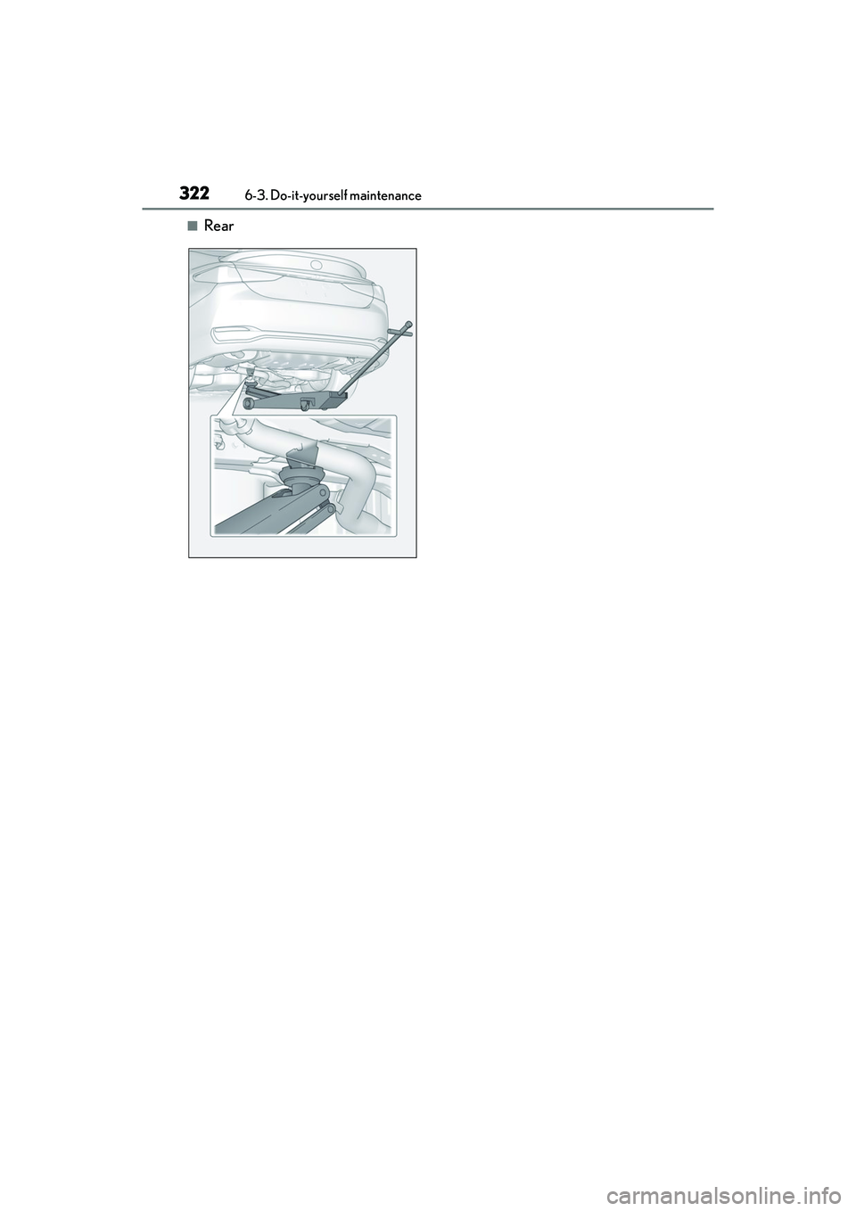 LEXUS ES300h 2022  Owners Manual 3226-3. Do-it-yourself maintenance
�QRear 
