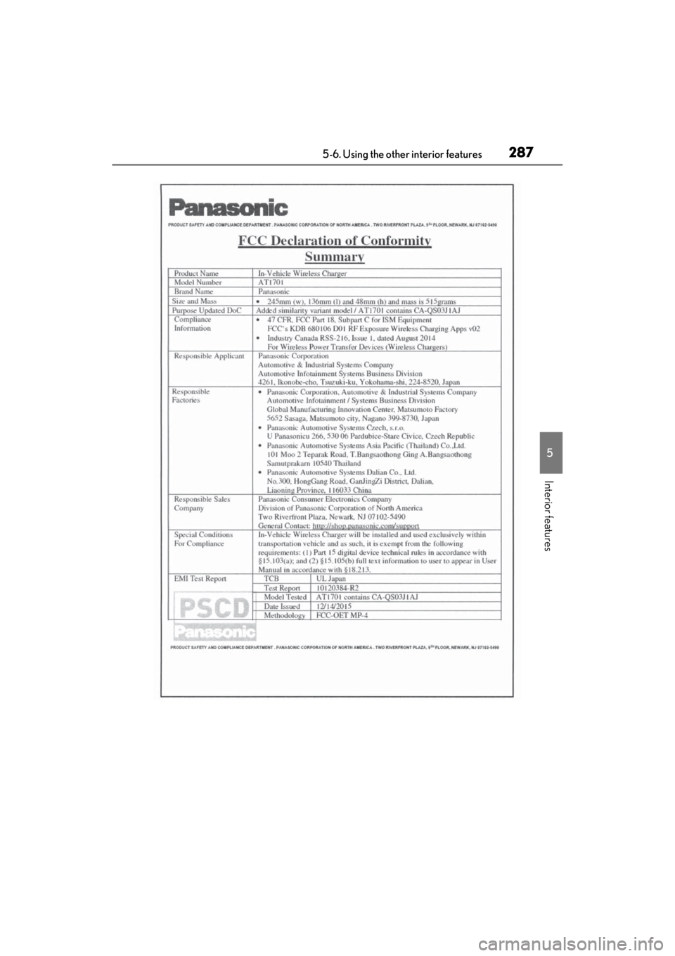 LEXUS ES350 2021 Owners Manual 2875-6. Using the other interior features
5
Interior features LEXUS ES350 2021 Owners Manual 2875-6. Using the other interior features
5
Interior features