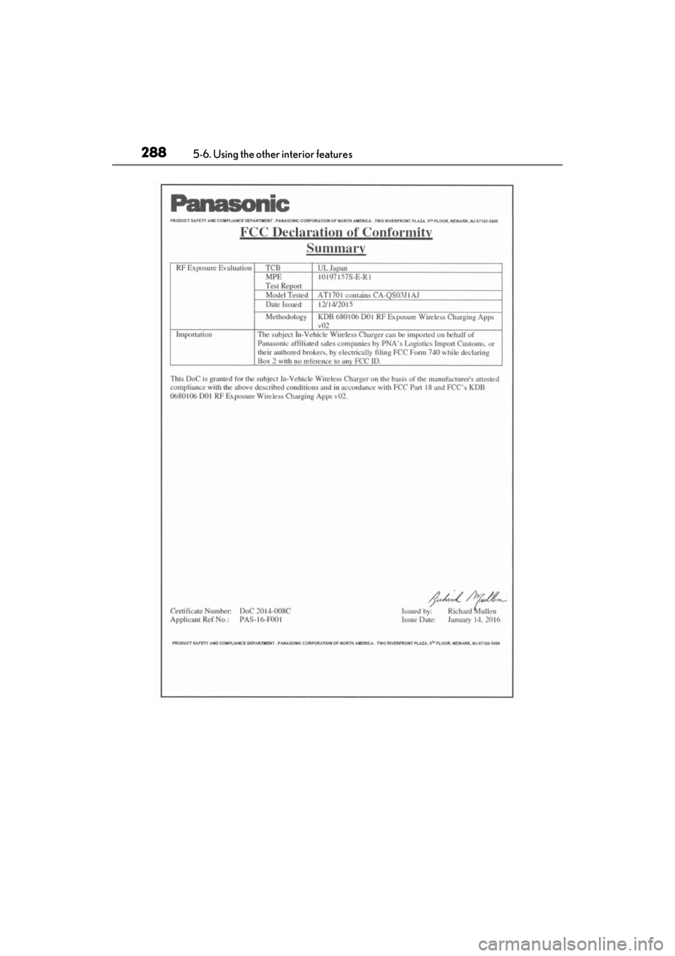 LEXUS ES350 2021 Owners Manual 2885-6. Using the other interior features LEXUS ES350 2021 Owners Manual 2885-6. Using the other interior features