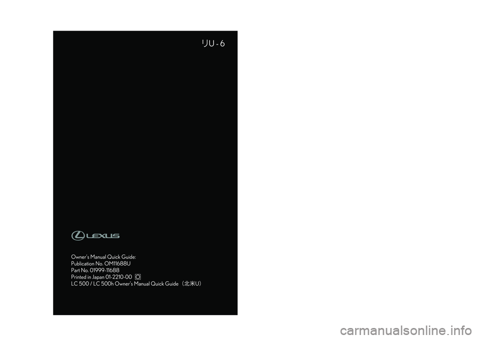 LEXUS LC500H 2023 Owners Manual LEXUS LC500H 2023 Owners Manual