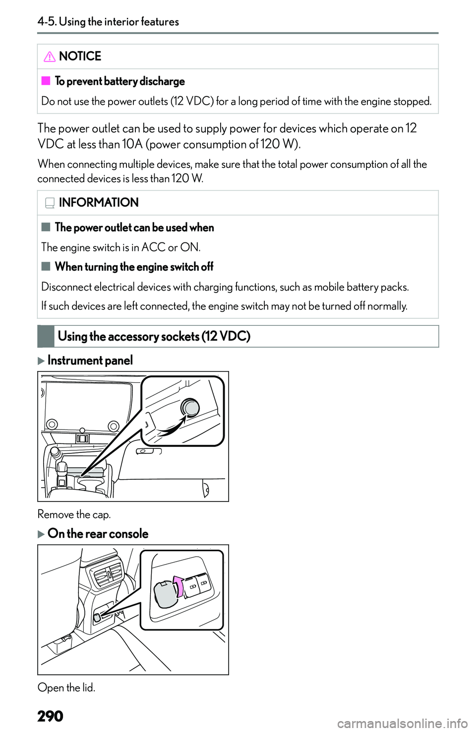 LEXUS NX250 350 2023  Owners Manual �N�O�T�I�C�E�
