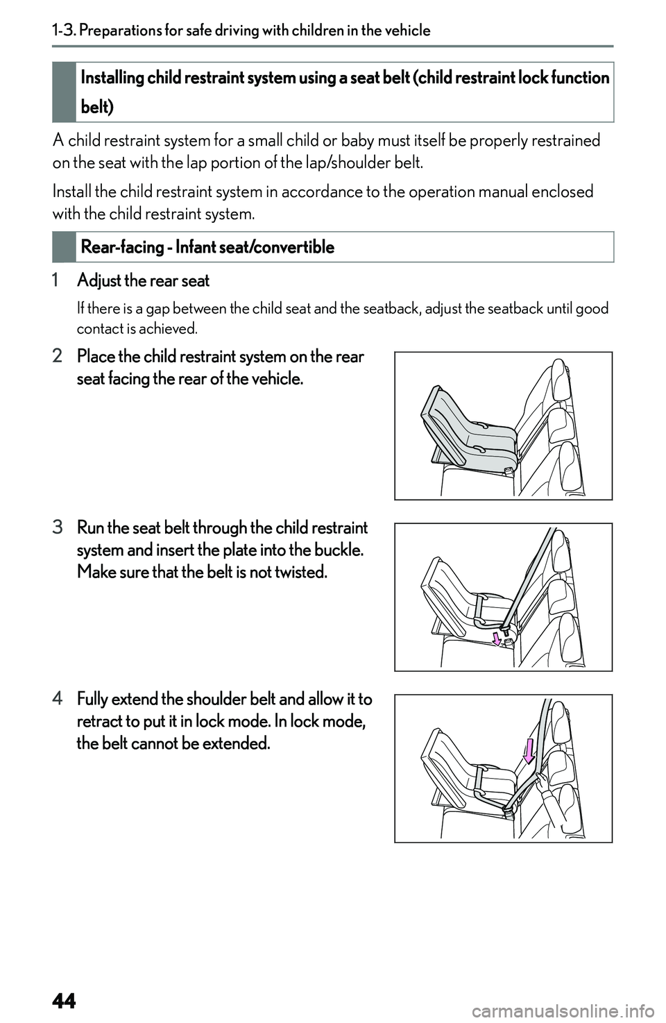 LEXUS NX250 350 2023 Service Manual �I�n�s�t�a�l�l�i�n�g��c�h�i�l�d��r�e�s�t�r�a�i�n�t��s�y�s�t�e�m��u�s�i�n�g��a��s�e�a�t��b�e�l�t��(�c�h�i�l�d��r�e�s�t�r�a�i�n�t��l�o�c�k��f�u�n�c�t�i�o�n
�b�e�l�t�)
�A� �c�h�i�l�d� �r�e�s�t