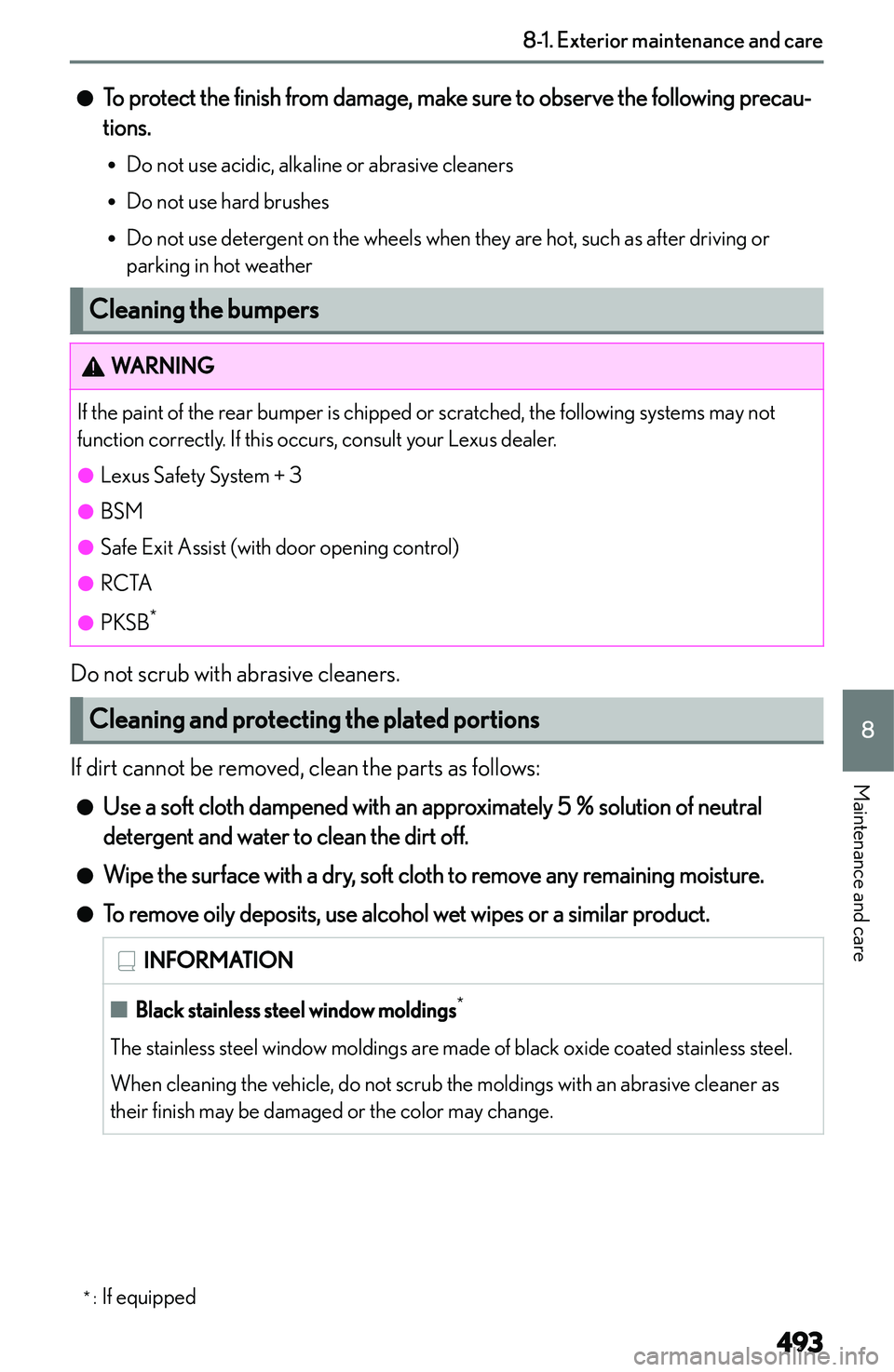 LEXUS NX250 350 2023  Owners Manual 