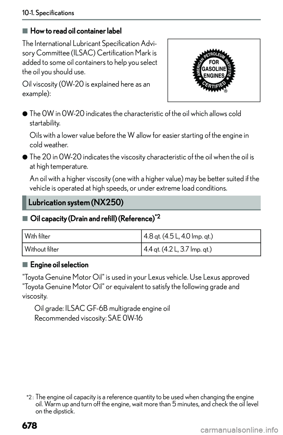 LEXUS NX250 350 2023  Owners Manual �