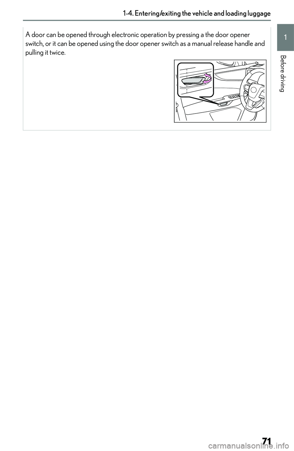LEXUS NX250 350 2023 Manual PDF �A� �d�o�o�r� �c�a�n� �b�e� �o�p�e�n�e�d� �t�h�r�o�u�g�h� �e�l�e�c�t�r�o�n�i�c� �o�p�e�r�a�t�i�o�n� �b�y� �p�r�e�s�s�i�n�g� �a� �t�h�e� �d�o�o�r� �o�p�e�n�e�r
�s�w�i�t�c�h�,� �o�r� �i�t� �c�a�n� �b�e�