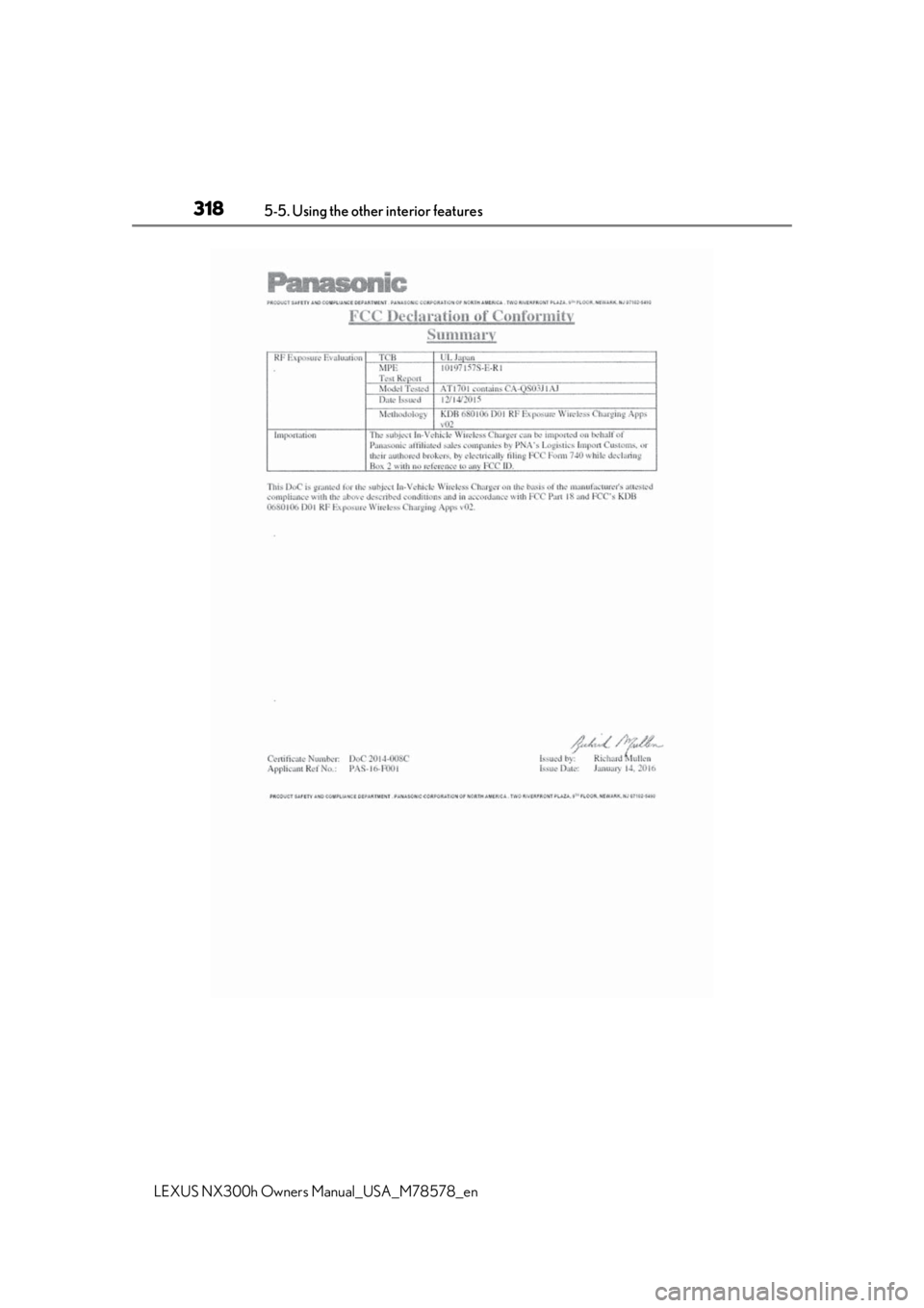LEXUS NX300h 2021  Owners Manual 3185-5. Using the other interior features
LEXUS NX300h Owners Manual_USA_M78578_en 