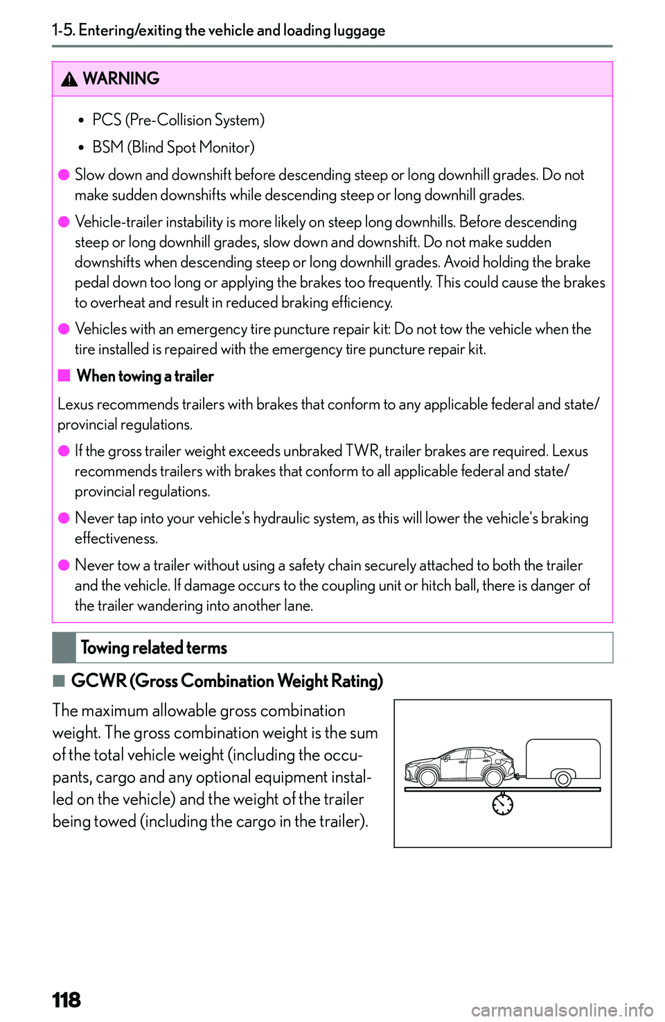 LEXUS NX300h 2022  Owners Manual �W�A�R�N�I�N�G�R�P�C�S� �(�P�r�e�-�C�o�l�l�i�s�i�o�n� �S�y�s�t�e�m�)
�R �B�S�M� �(�B�l�i�n�d� �S�p�o�t� �M�o�n�i�t�o�r�)
�