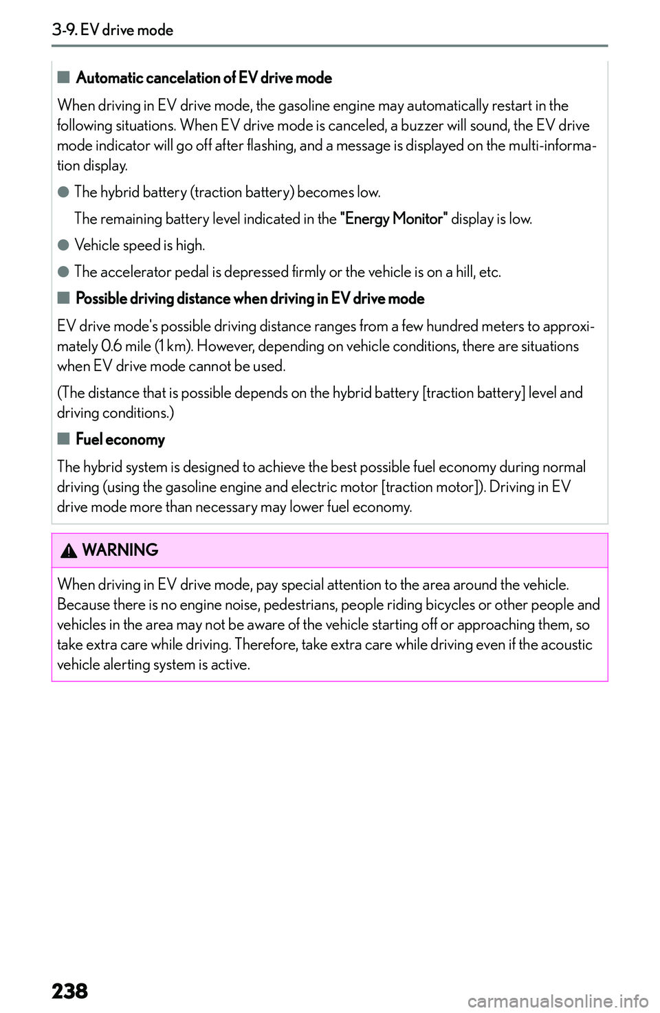 LEXUS NX300h 2022  Owners Manual �