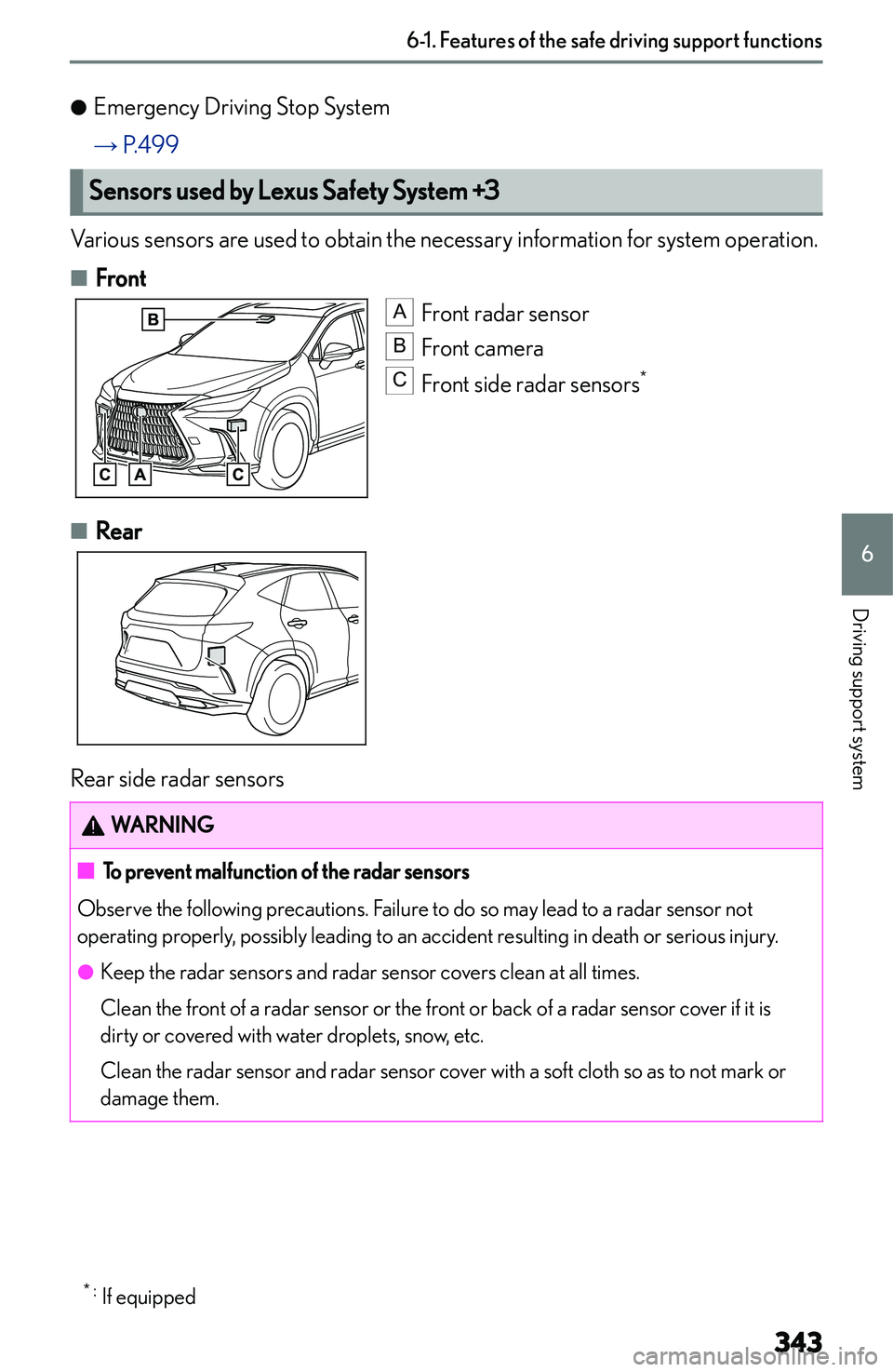 LEXUS NX300h 2022  Owners Manual �
