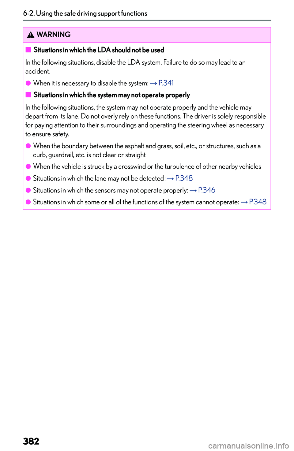 LEXUS NX300h 2022  Owners Manual �W�A�R�N�I�N�G�