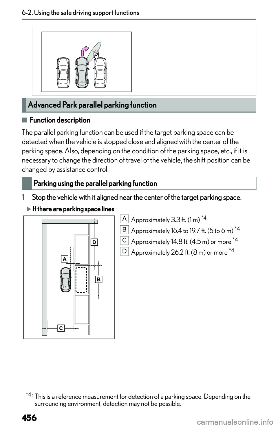 LEXUS NX300h 2022  Owners Manual �A�d�v�a�n�c�e�d��P�a�r�k��p�a�r�a�l�l�e�l��p�a�r�k�i�n�g��f�u�n�c�t�i�o�n
�