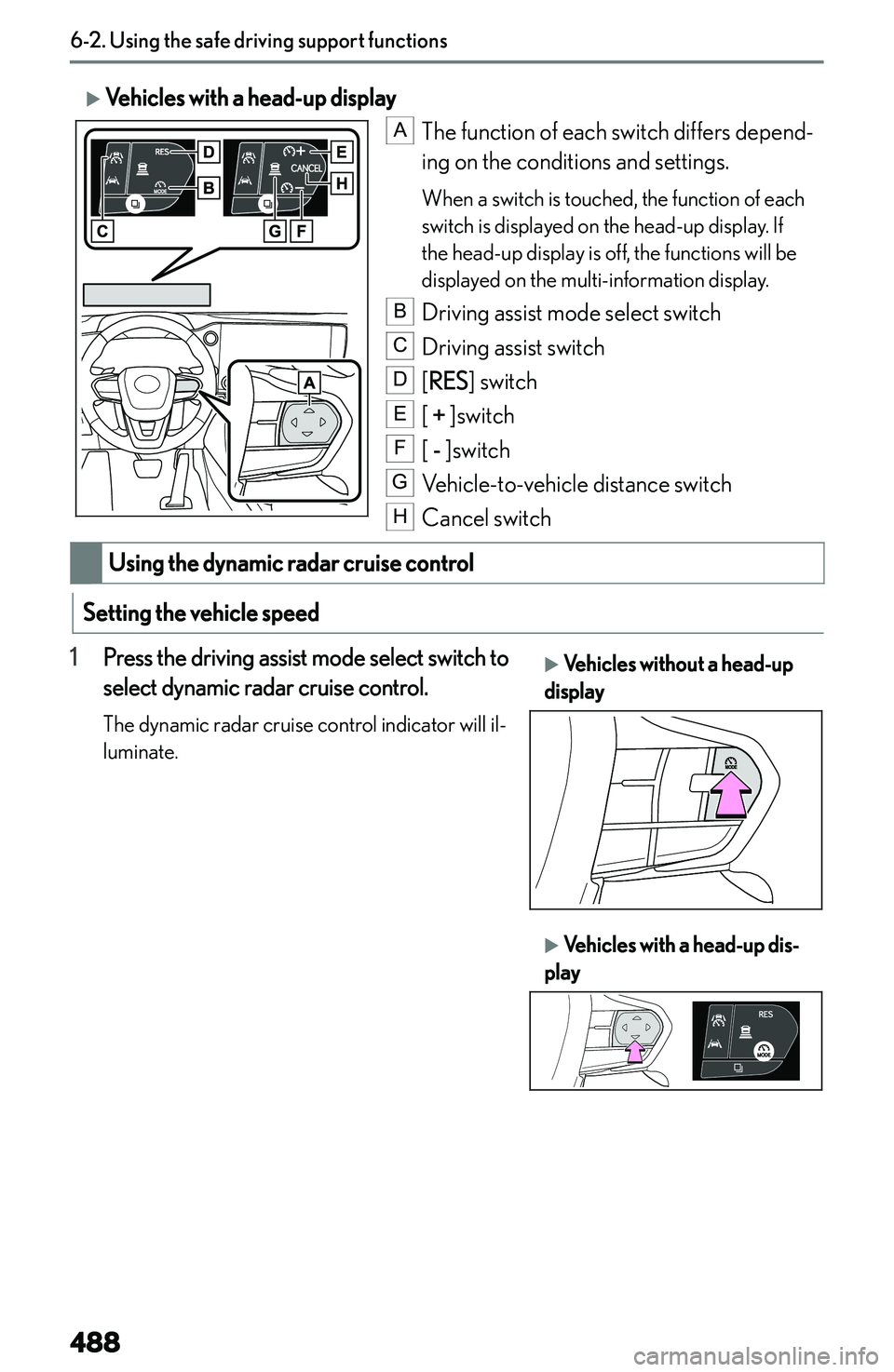 LEXUS NX300h 2022  Owners Manual � �